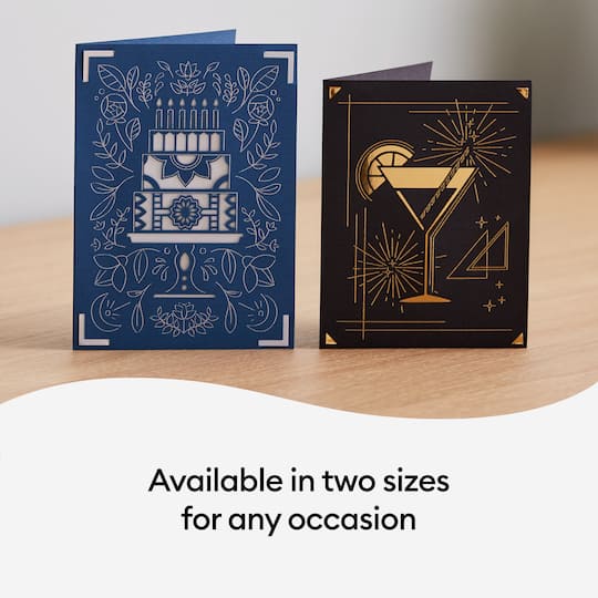 Cricut Joy™ A6 Foil Transfer Insert Cards, Celebration Sampler